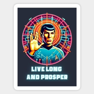 Spock - Neon Prosperity Magnet